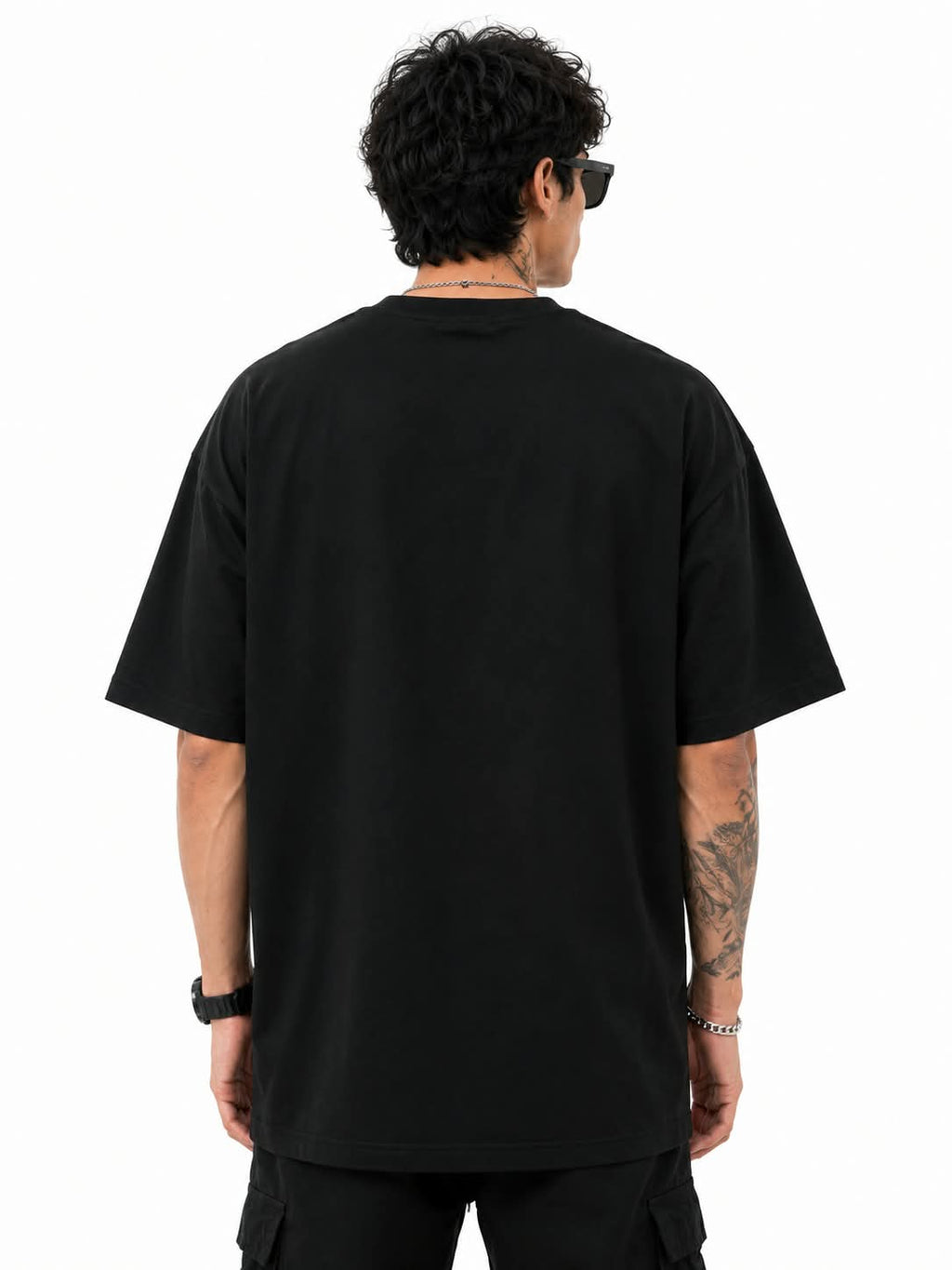 "BEYOND MODE" Typography Oversized Graphic T-Shirt – Edgy Techwear Street Tee