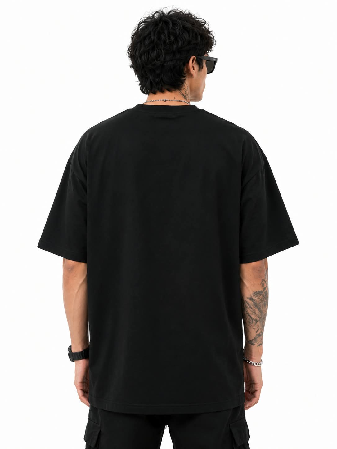 "BEYOND MODE" Typography Oversized Graphic T-Shirt – Edgy Techwear Street Tee