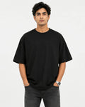 "CORE ESSENTIAL" Classic Plain Oversized T-Shirt – Minimalist Heavyweight Streetwear Tee