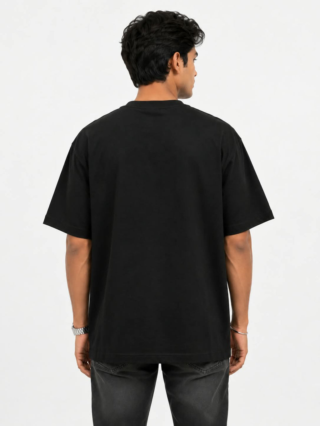 "CORE ESSENTIAL" Classic Plain Oversized T-Shirt – Minimalist Heavyweight Streetwear Tee