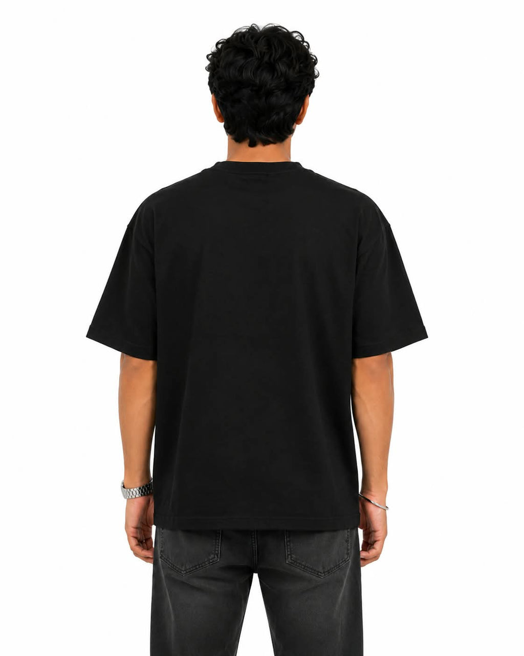"CORE ESSENTIAL" Classic Plain Oversized T-Shirt – Minimalist Heavyweight Streetwear Tee
